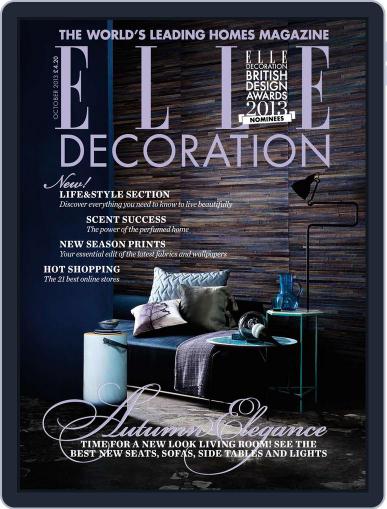 Elle Decoration UK September 6th, 2013 Digital Back Issue Cover