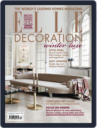 Elle Decoration UK October 31st, 2012 Digital Back Issue Cover