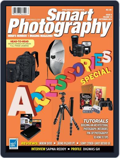 Smart Photography September 1st, 2014 Digital Back Issue Cover