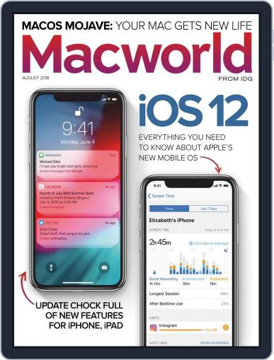 Macworld Australia August 1st, 2018 Digital Back Issue Cover