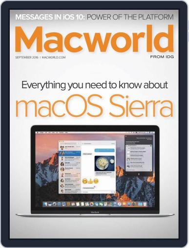 Macworld Australia September 1st, 2016 Digital Back Issue Cover