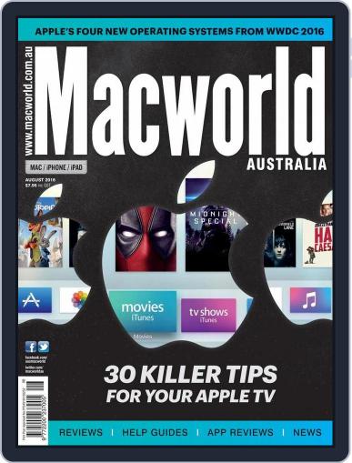 Macworld Australia August 1st, 2016 Digital Back Issue Cover