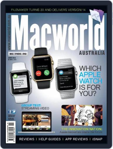 Macworld Australia May 31st, 2015 Digital Back Issue Cover