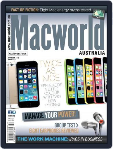 Macworld Australia October 3rd, 2013 Digital Back Issue Cover