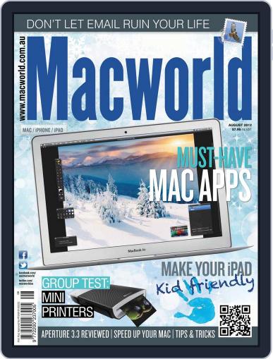 Macworld Australia July 31st, 2012 Digital Back Issue Cover