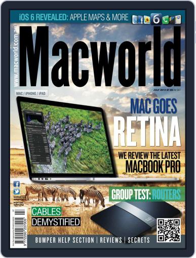 Macworld Australia July 3rd, 2012 Digital Back Issue Cover