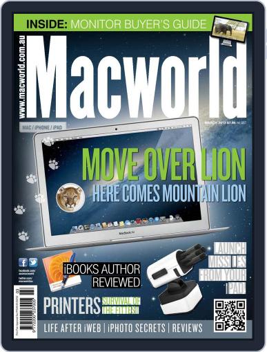 Macworld Australia March 8th, 2012 Digital Back Issue Cover