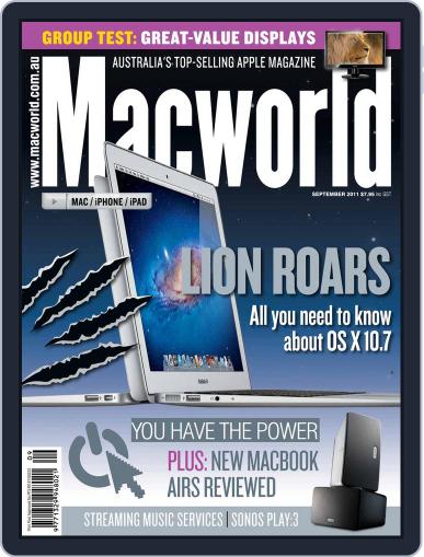 Macworld Australia August 31st, 2011 Digital Back Issue Cover