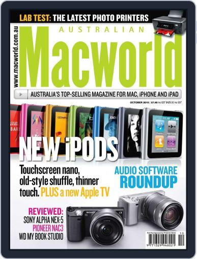 Macworld Australia September 25th, 2010 Digital Back Issue Cover