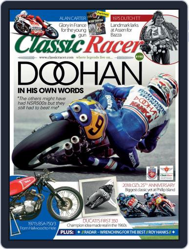 Classic Racer March 1st, 2018 Digital Back Issue Cover