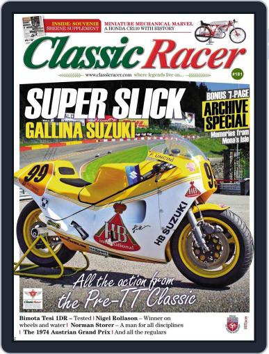 Classic Racer August 16th, 2016 Digital Back Issue Cover