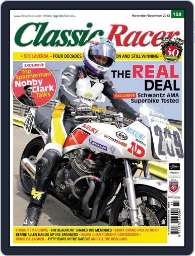 Classic Racer October 16th, 2012 Digital Back Issue Cover