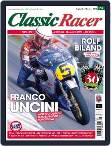 Classic Racer August 14th, 2012 Digital Back Issue Cover