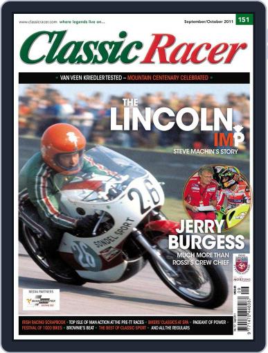Classic Racer August 16th, 2011 Digital Back Issue Cover