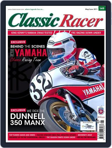 Classic Racer April 19th, 2011 Digital Back Issue Cover