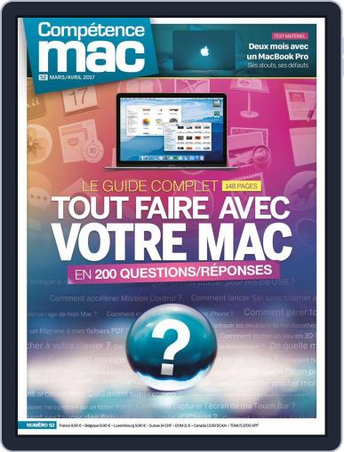 Compétence Mac March 1st, 2017 Digital Back Issue Cover