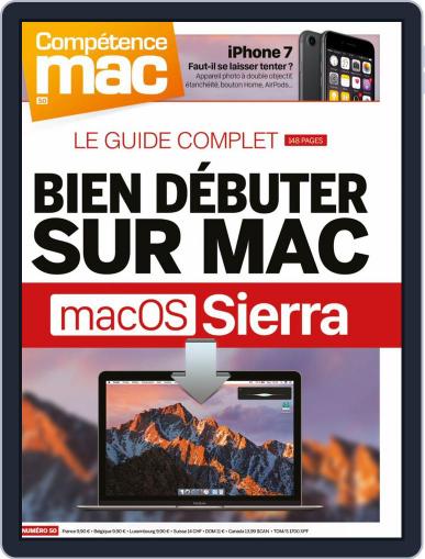 Compétence Mac October 1st, 2016 Digital Back Issue Cover