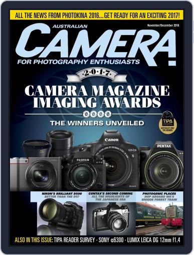 Camera November 1st, 2016 Digital Back Issue Cover