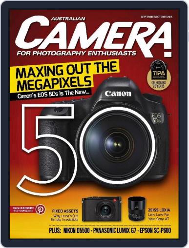 Camera August 30th, 2015 Digital Back Issue Cover