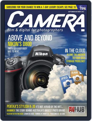 Camera September 17th, 2012 Digital Back Issue Cover