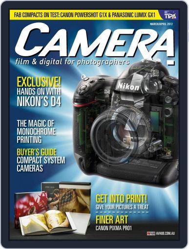 Camera March 11th, 2012 Digital Back Issue Cover