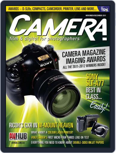 Camera November 29th, 2011 Digital Back Issue Cover