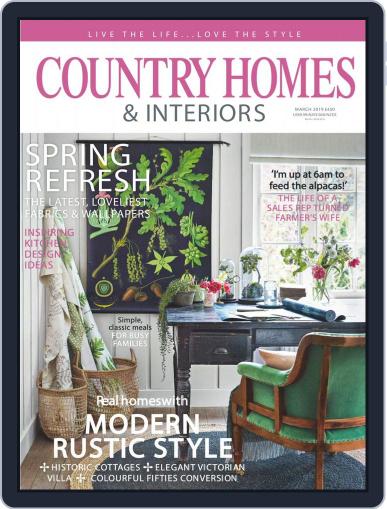 Country Homes & Interiors March 1st, 2019 Digital Back Issue Cover