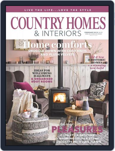 Country Homes & Interiors February 1st, 2019 Digital Back Issue Cover