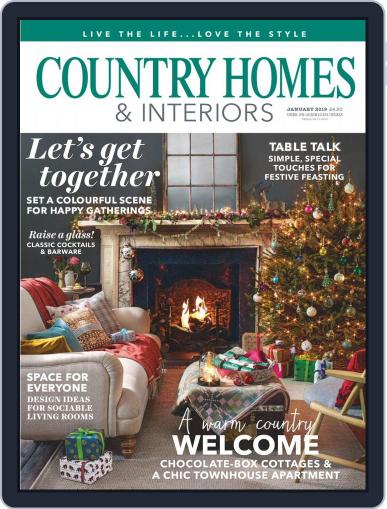 Country Homes & Interiors January 1st, 2019 Digital Back Issue Cover