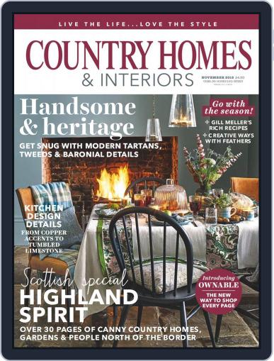 Country Homes & Interiors November 1st, 2018 Digital Back Issue Cover
