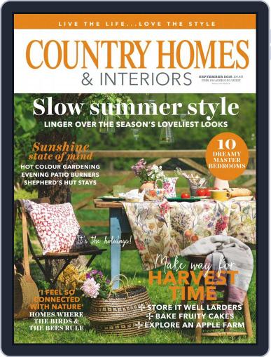 Country Homes & Interiors September 1st, 2018 Digital Back Issue Cover