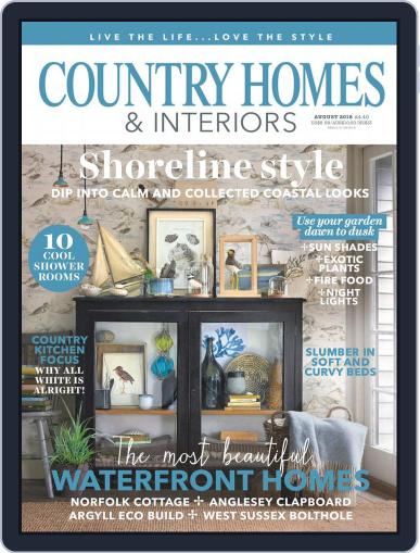 Country Homes & Interiors August 1st, 2018 Digital Back Issue Cover