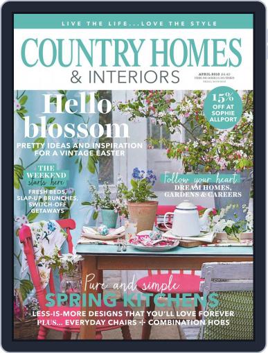 Country Homes & Interiors April 1st, 2018 Digital Back Issue Cover