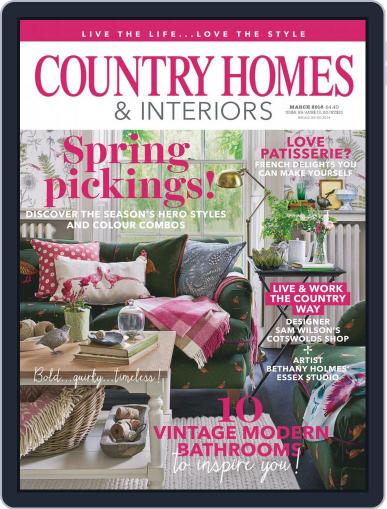 Country Homes & Interiors March 1st, 2018 Digital Back Issue Cover