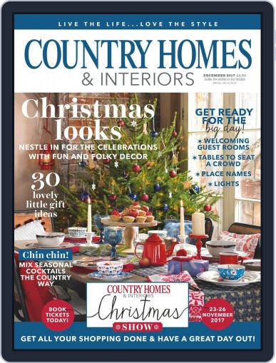 Country Homes & Interiors December 1st, 2017 Digital Back Issue Cover