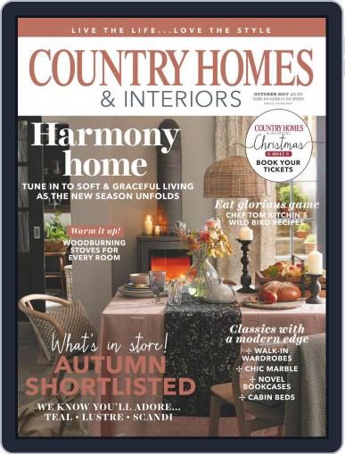 Country Homes & Interiors October 1st, 2017 Digital Back Issue Cover
