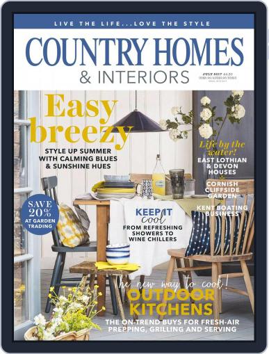 Country Homes & Interiors July 1st, 2017 Digital Back Issue Cover