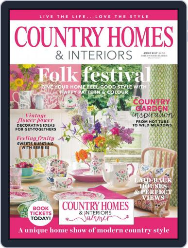 Country Homes & Interiors June 1st, 2017 Digital Back Issue Cover