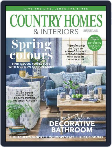 Country Homes & Interiors March 1st, 2017 Digital Back Issue Cover