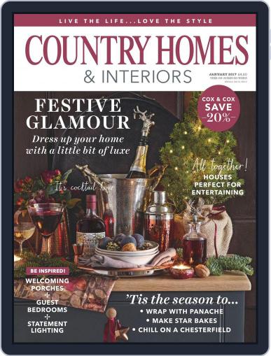 Country Homes & Interiors January 1st, 2017 Digital Back Issue Cover