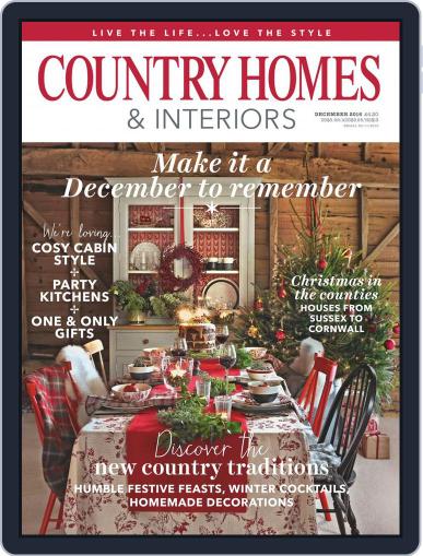 Country Homes & Interiors December 1st, 2016 Digital Back Issue Cover