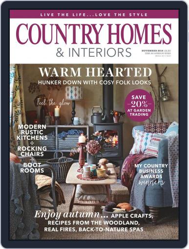 Country Homes & Interiors November 1st, 2016 Digital Back Issue Cover