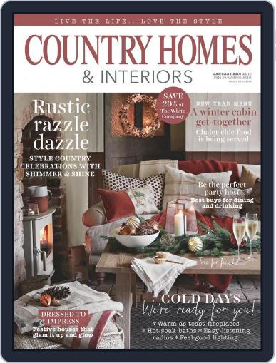 Country Homes & Interiors December 3rd, 2015 Digital Back Issue Cover
