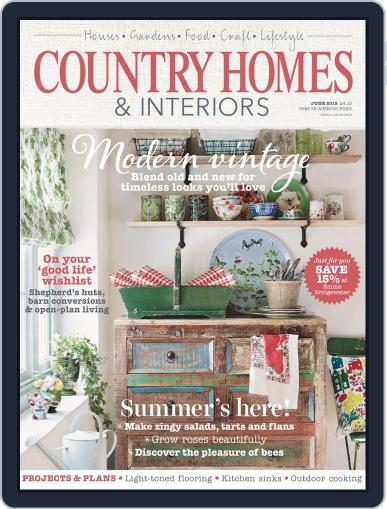 Country Homes & Interiors May 6th, 2015 Digital Back Issue Cover