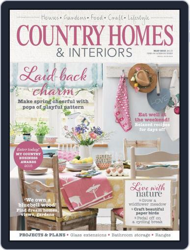 Country Homes & Interiors April 1st, 2015 Digital Back Issue Cover