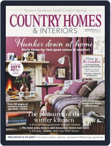 Country Homes & Interiors January 5th, 2015 Digital Back Issue Cover