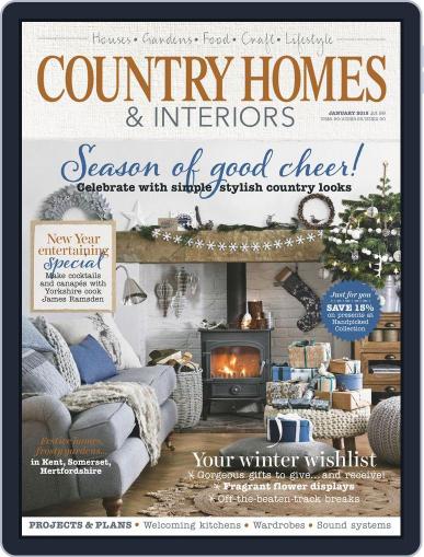 Country Homes & Interiors December 9th, 2014 Digital Back Issue Cover