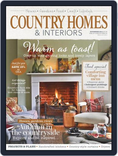 Country Homes & Interiors October 8th, 2014 Digital Back Issue Cover