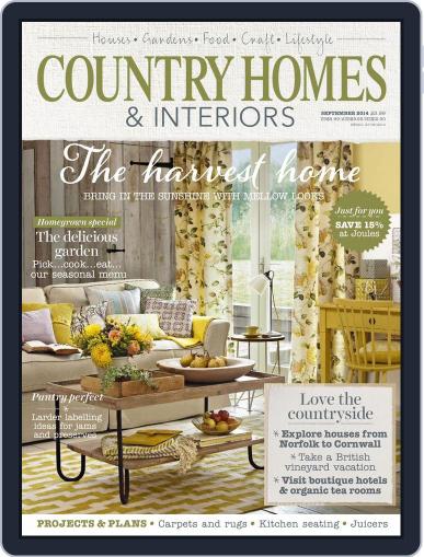 Country Homes & Interiors July 30th, 2014 Digital Back Issue Cover