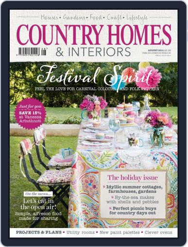 Country Homes & Interiors July 2nd, 2014 Digital Back Issue Cover